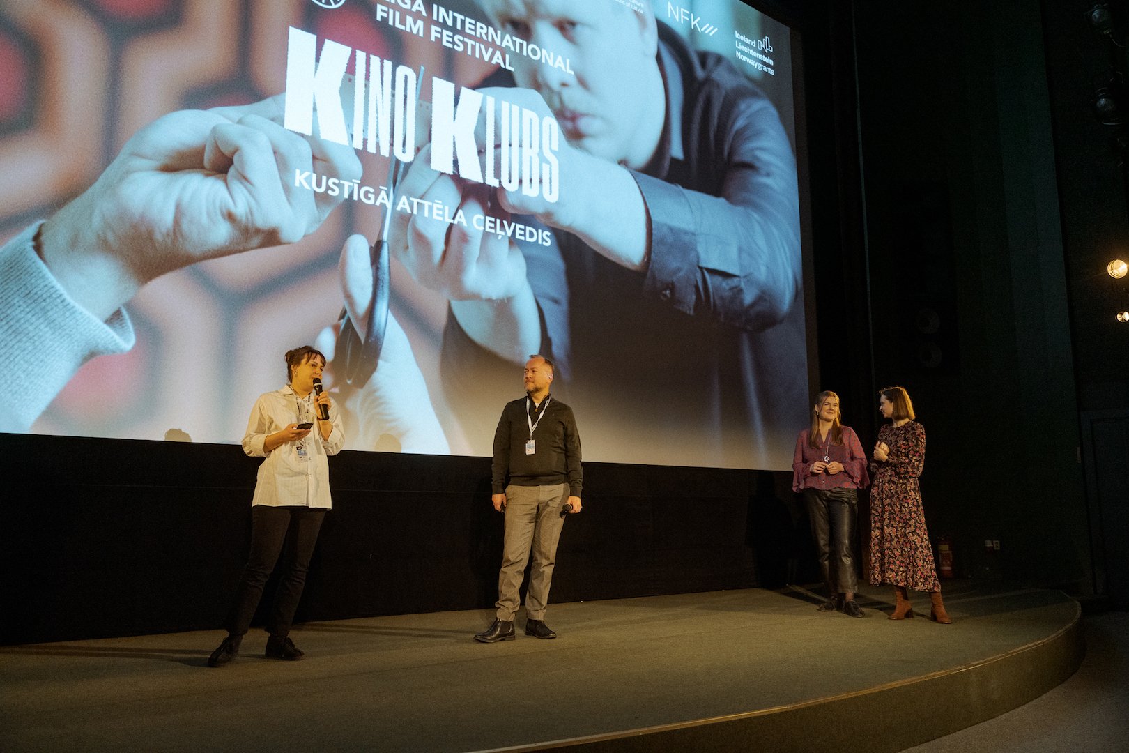 Norvēģijas un Lavtijas partneri prezentē projektu uz kino skatuves Rīgā